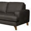Damar Leather Corner Sofa with Sleeping Function and Storage-1334077876-1334077881
