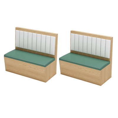 Banc rembourré en similicuir Modern Modern
