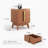 Medieval Modern Bedside Table With Drawers