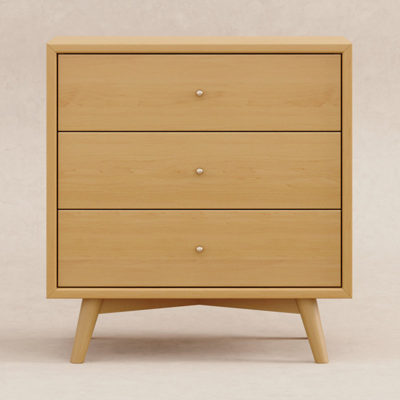 Commode 3 tiroirs assemblée Palma, Miel
