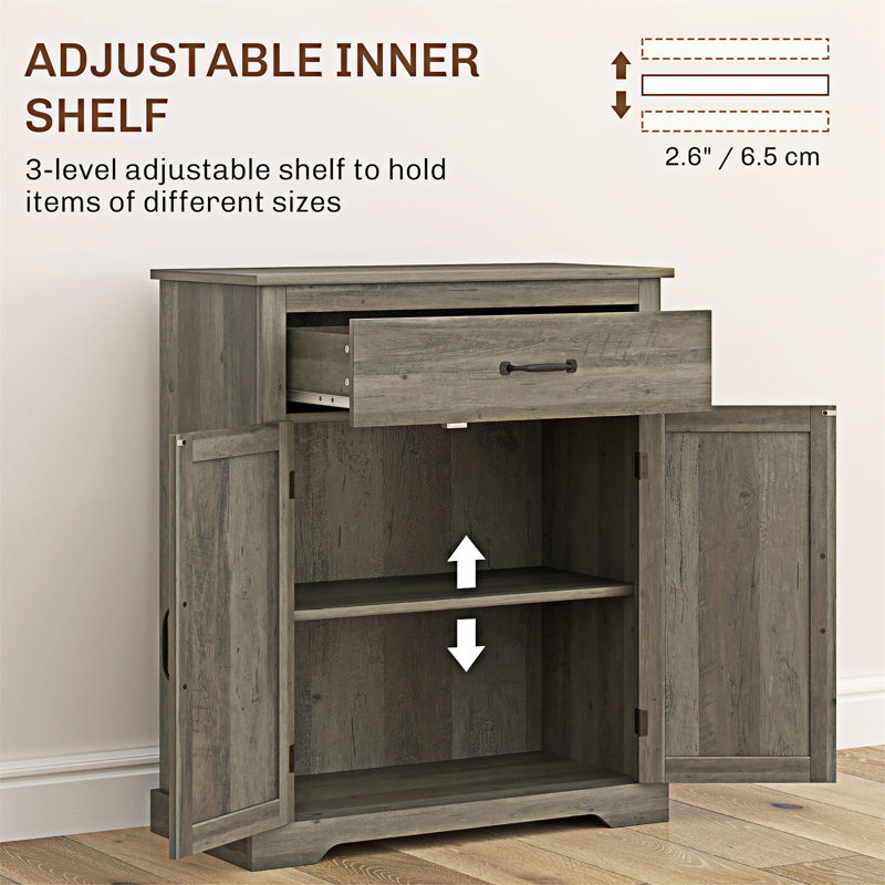 Versatile Sideboard Buffet Cabinet with Adjustable Shelf