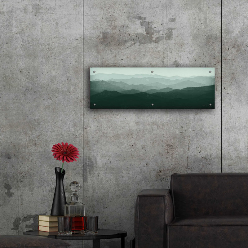 " Green Mountains " by Ryan Fowler, 12" H x 36" W