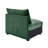 Armless Sofa Velvet-Green-124796023