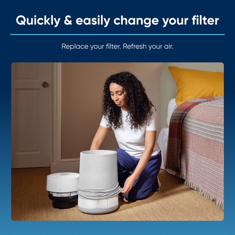 Tower Air Purifier, 31.7 cm H x 25.9 cm W x 28.1 cm D