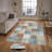 Stylish Hall Carpet (3.3 x 6.6 ft), 100% Polyester, 0.3 in Pile Height | Antibacterial, Non-Slip PVC Felt Dot Underside | Machine Washable, 3D Digital Print, Durable & Easy to Clean | Perfect for Entryway & Living Areas-817600236