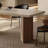 Retro rock plate dining table: Durable-1205176395