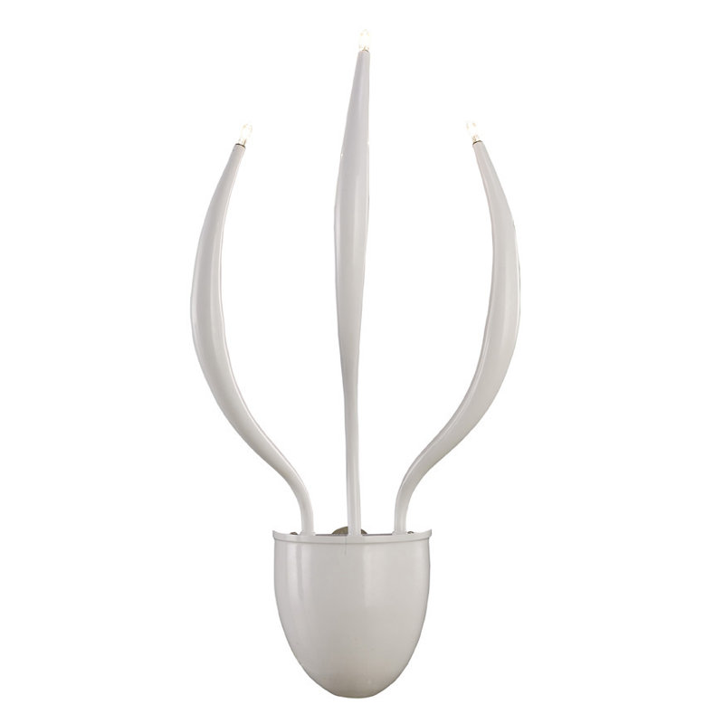 Tunnel Flush Mounted Sconce, White