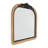 Amunet Wide Arch Rattan Frame Wood Wall Mirror