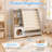 Chitara 5-Tier Book Display Bookcase Bookshelf with Storage Organizer-1916988929