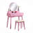 Liannon Contemporary Wood Vanity And Stool Set-1273294991