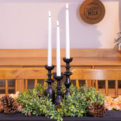 Wood Candle Holders