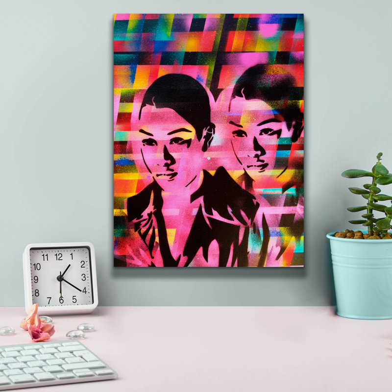 " Androids " by Abstract Graffiti, 16" H x 12" W x 0.75" D