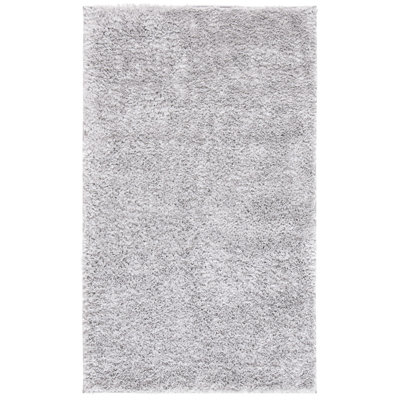 Brittney Performance solid color shag rug