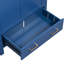Armoire de salle de bain 60 po en bleu, avec double meuble-lavabo et fonction de rangement - Améliorez votre décor