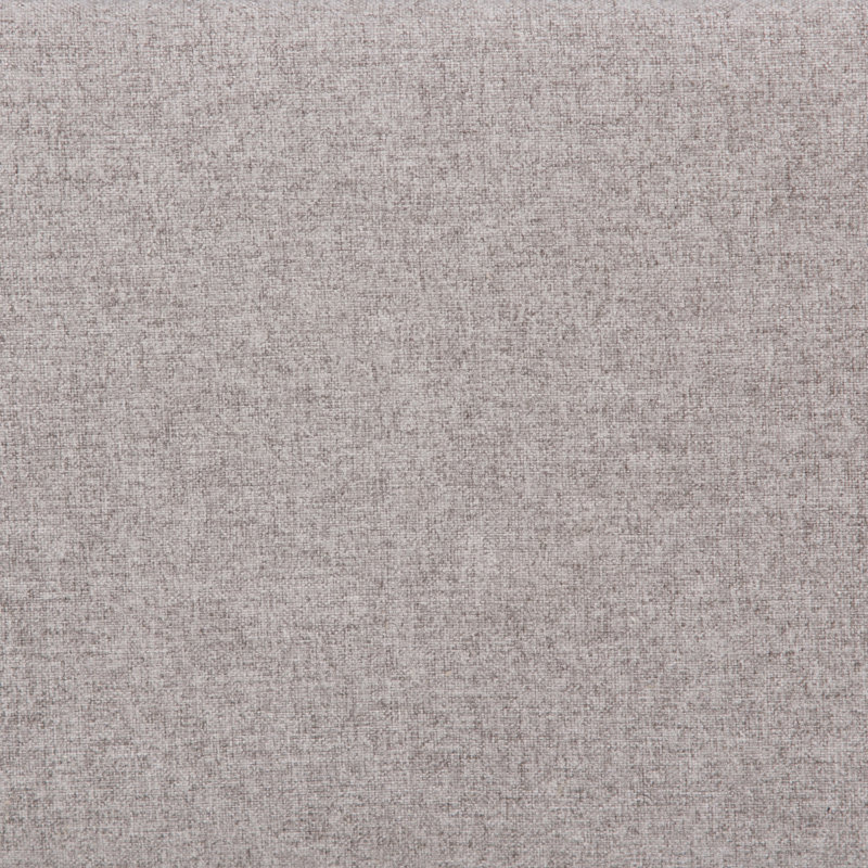 Banc de repose-pieds touffeté à aspect lin l 48 po Waverly, Gris nuage