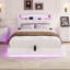 Upholstered Velvet Lift Up Storage Bed-609358645-609358650