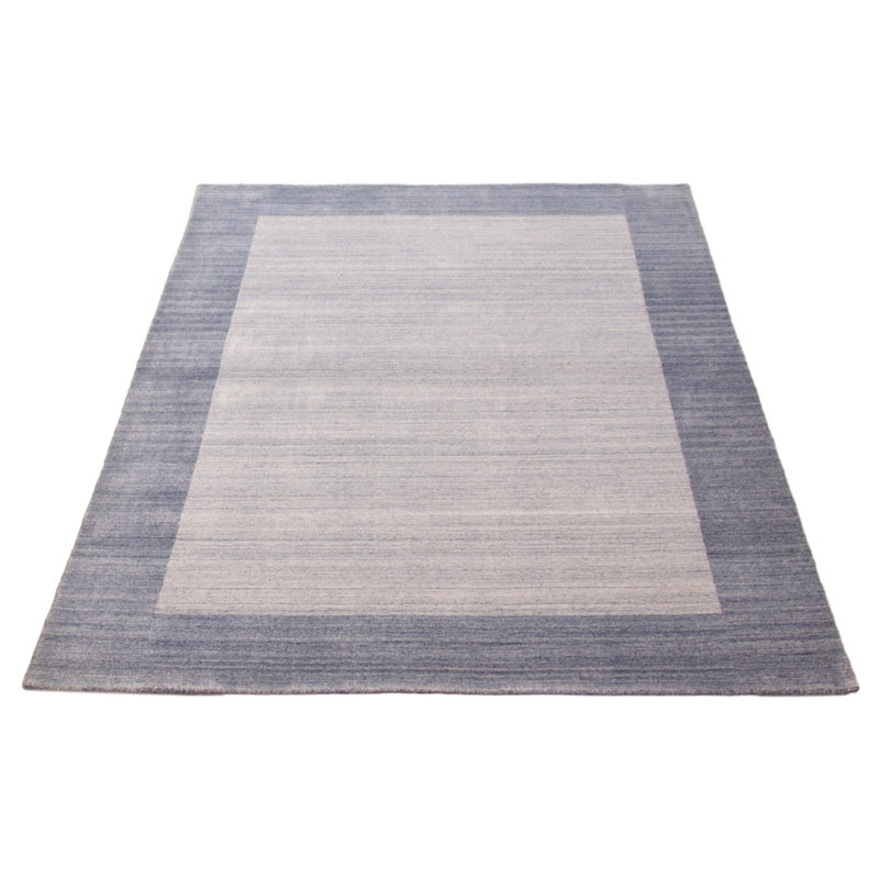 Tapis gris unique en son genre 5 pi 7 po x 7 pi 8 po Kashkuli Gabbeh