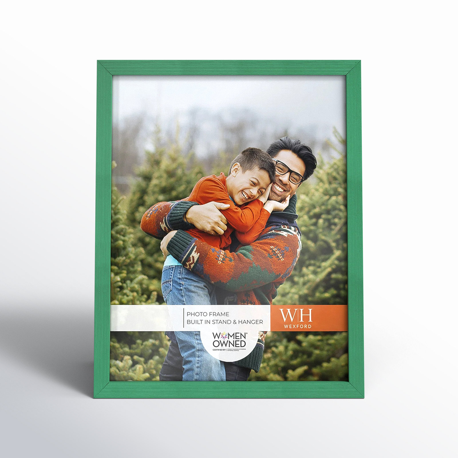 Apolline Wood Picture Frame, 11" x 14", Emerald Green