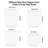  6pair (12sheets) 12in Boot Shaper Form Inserts Boots Support For Boot White