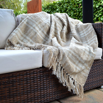Runnells Chenille Tartan Throw