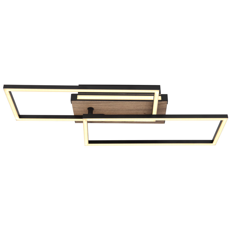 Crystalle Aluminium LED Flush Mount