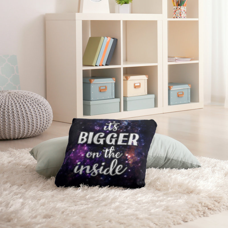 Reversible Throw Pillow, 26" H x 26" W