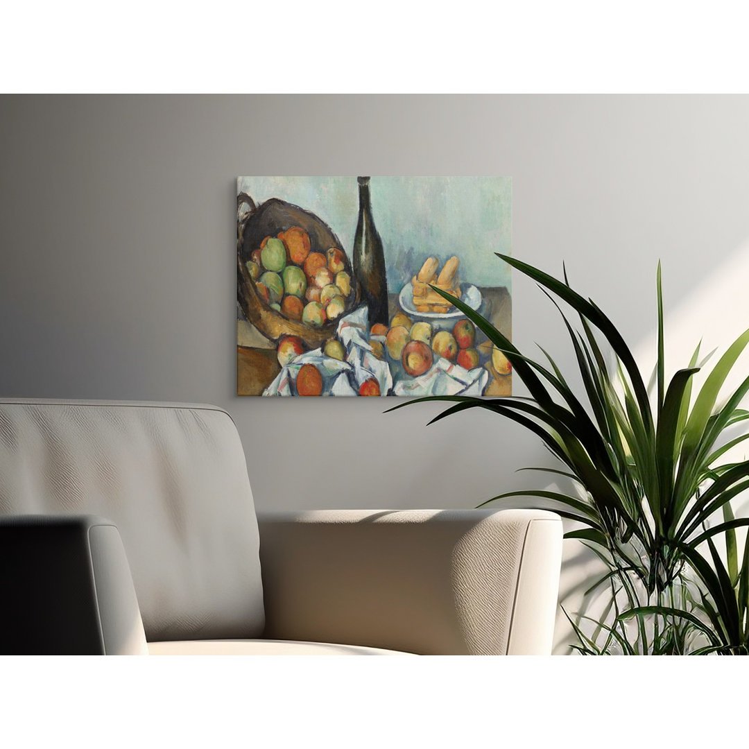 Classic Still Life Fruit Canvas Print, Vintage Kitchen Wall Art, Impressionist Style Fine Art Painting Home Decor