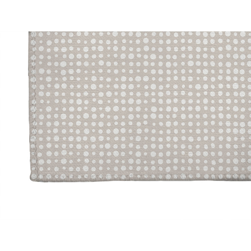 Tapis d'extérieur antidérapant à pois assortis, Rectangulaire 8 pi x 10 pi