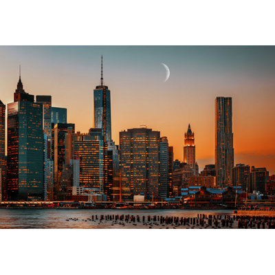 " Moon Over Manhattan " by Palinchakjr