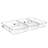  3 Sizes Low Fridge Organizer on Wheels 3 Pack