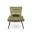 Bertita Upholstered Armless With Footstool-675378393