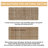 51.18"6-Drawers Rattan Storage Cabinet Rattan Drawer-106911185