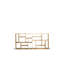 M Solid Wood Geometric Bookcase