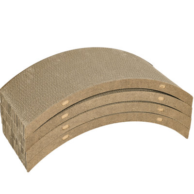 Brown Cat Scratching Board, 4, For Indoor Well-behaved Cats, Reversible Post, Furniture Coolness 4 Pack, Brownish, Damage