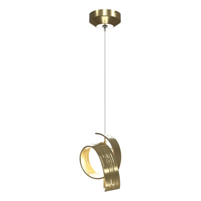 Luminaire suspendu géométrique unique à 1 lumière Riza