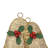Clara Gold Metal Holiday Bell Wall Hanging