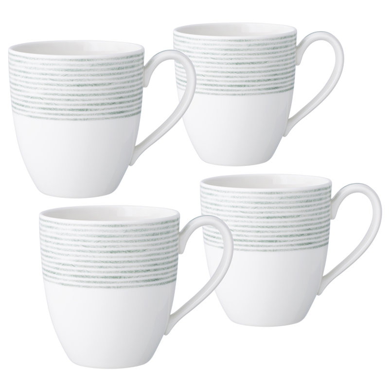 Noritake Hammock Mugs, 15 oz., Green