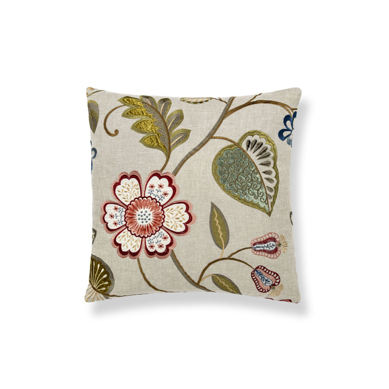 Willowood Embroidery Pillow, Bloom Floral