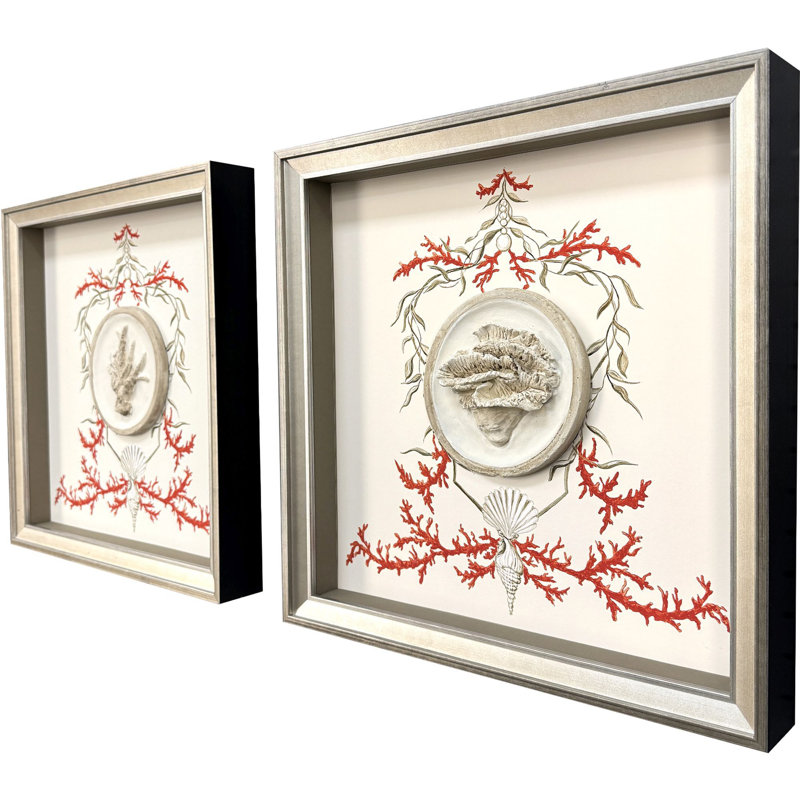 Coral Elegance II Framed Art