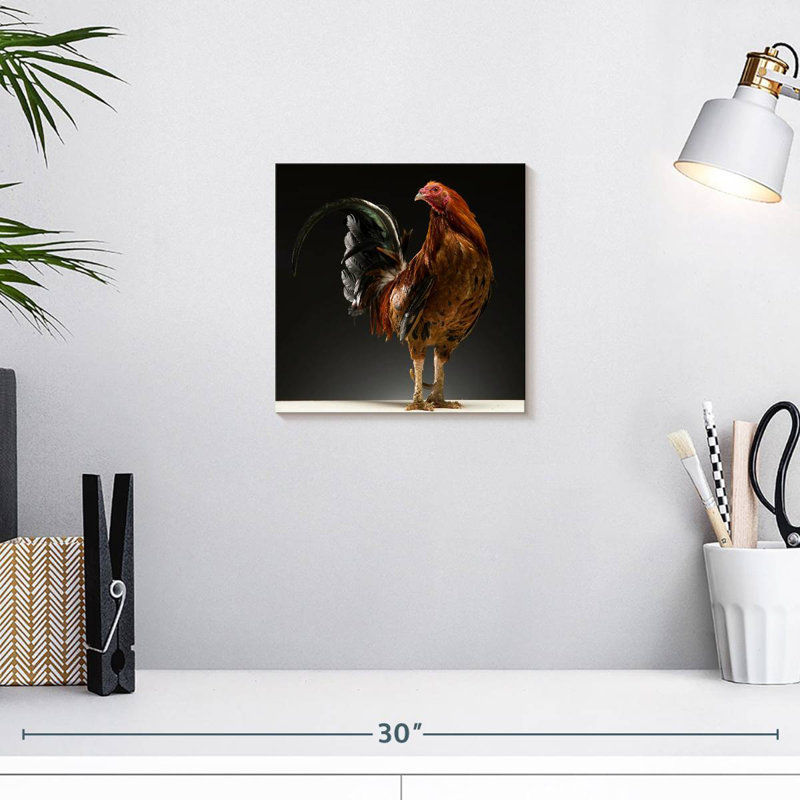 Crowle Rooster, 10" H x 10" W