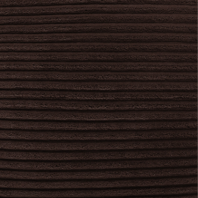 Striped Square Euro Cushion Cover, Coffee