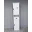 Armoire de rangement de 69 po de hauteur avec 2 portes de grange et 1 tiroir. Gris, tablettes réglables pour la salle de bain, le salon, la cuisine et le tiroir, tablettes, vestibule, cuisine, grand espace-529161109