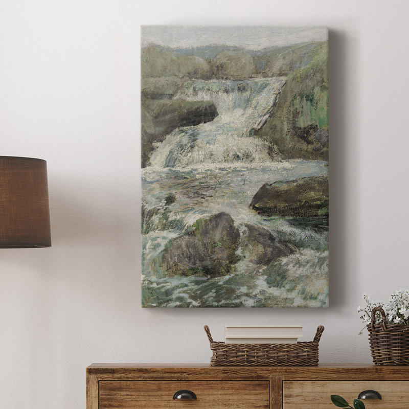 Paysage rétro CC XXIV - galerie Cavas sur mesure, H 27 po x l 18 po