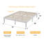 Lit plateforme en bois massif de 14 po Kailianna-474835064-474835065