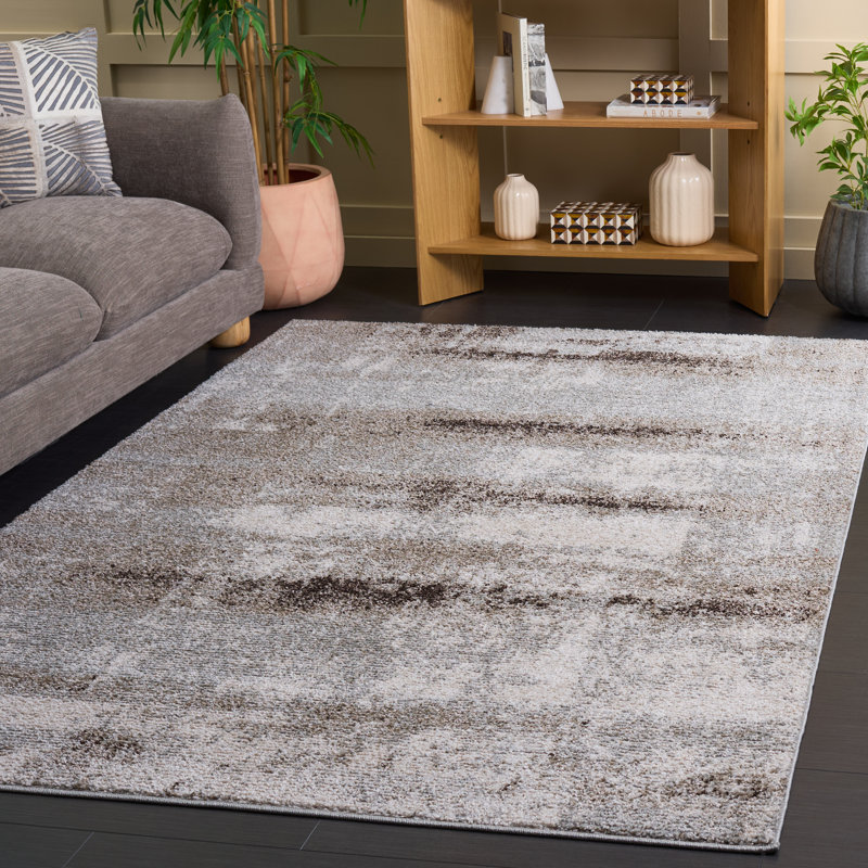 Wave Performance Abstract Indoor Rug, Rectangle 4' x 6'