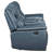 Blue Motion Reclining Loveseat With Console
