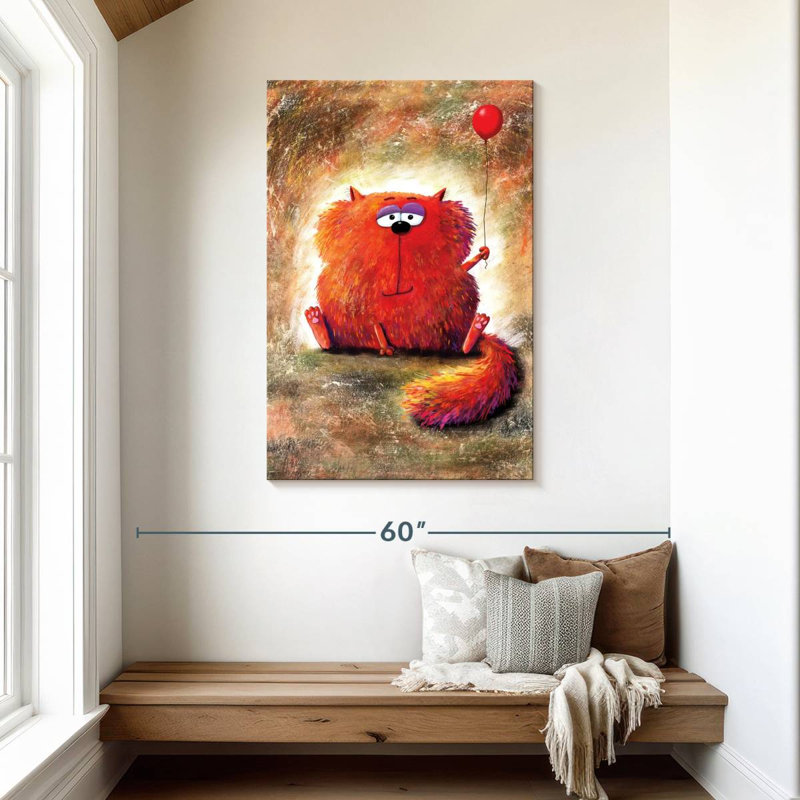 Fat Cat, 45" H x 30" W