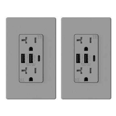 20 Tamper Resistant Duplex Outlet