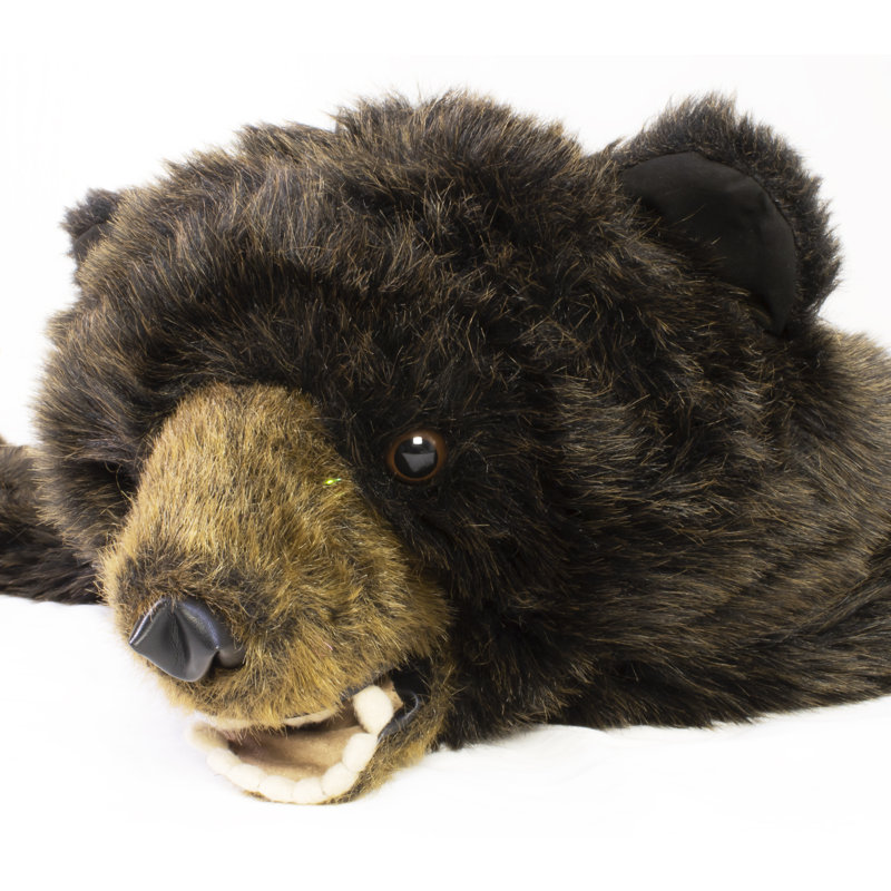 Tapis noir Melina Bear
