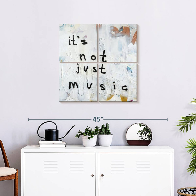 Tergel Not Just Music, H 26 po x l 26 po